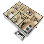 The Ash 3D Furniture Affordable Apartment Homes for Rent