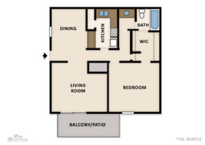 The Maple Floor Plan Web New Apartments in Homewood School District